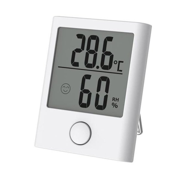 Baldr Baldr TH0134WH1 Digital Mini Indoor Thermometer Hygrometer; White TH0134WH1